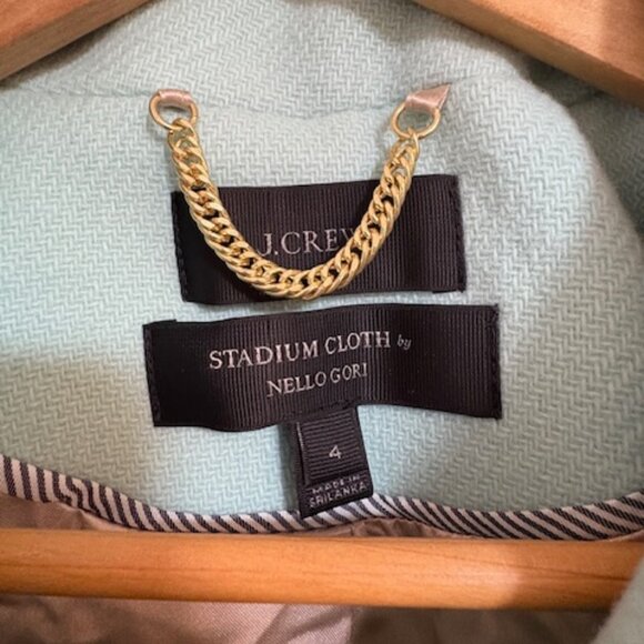 J.Crew Stadium Cloth Peacoat by Nello Gori – Size 4 - Picture 4 of 6